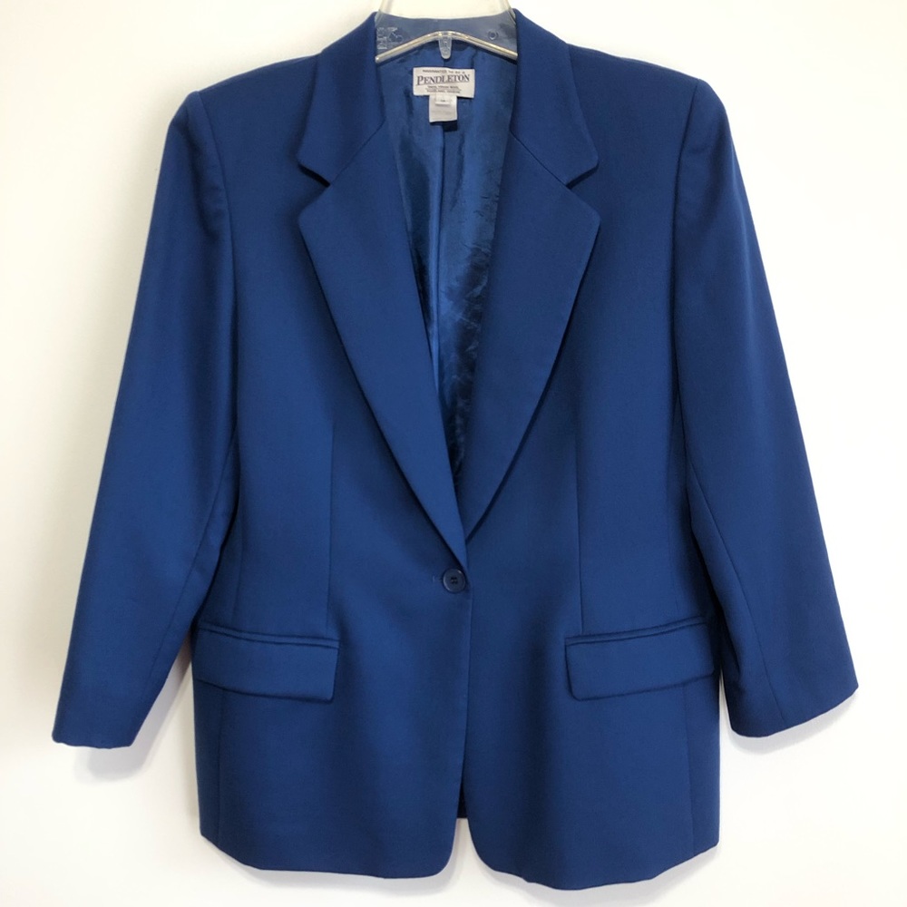 Pendleton 100% Wool Blazer Jacket - image 1